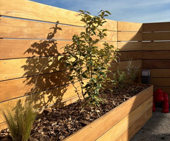 Aménagement jardinière Aménagement jardinière avec plantation en rooftop